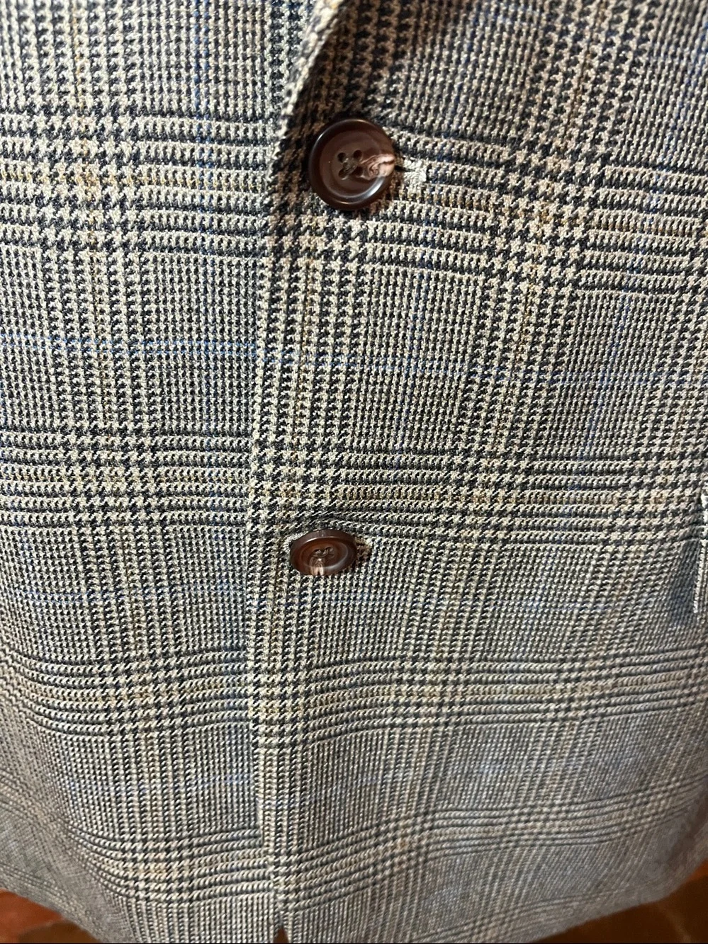 Lauren Ralph Lauren 44R 100% lambswool plaid blazer 3254